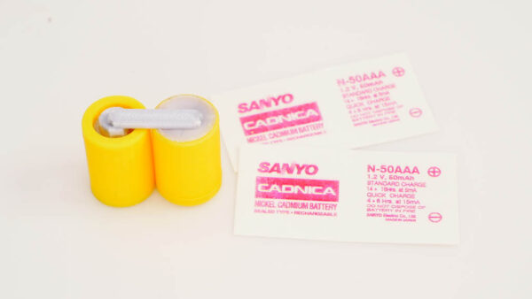 PACK D'ACCUS FACTICES RECEPTION 50mAh – Image 2